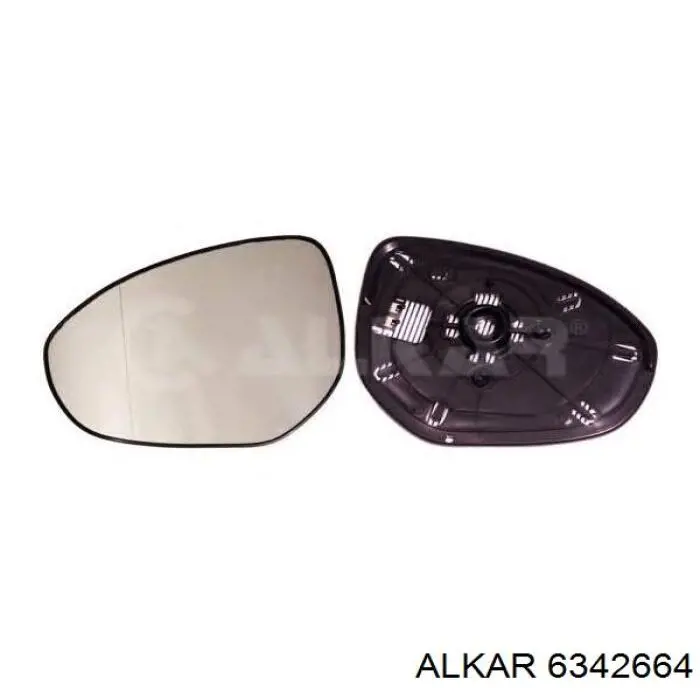 6342664 Alkar cubierta de espejo retrovisor derecho