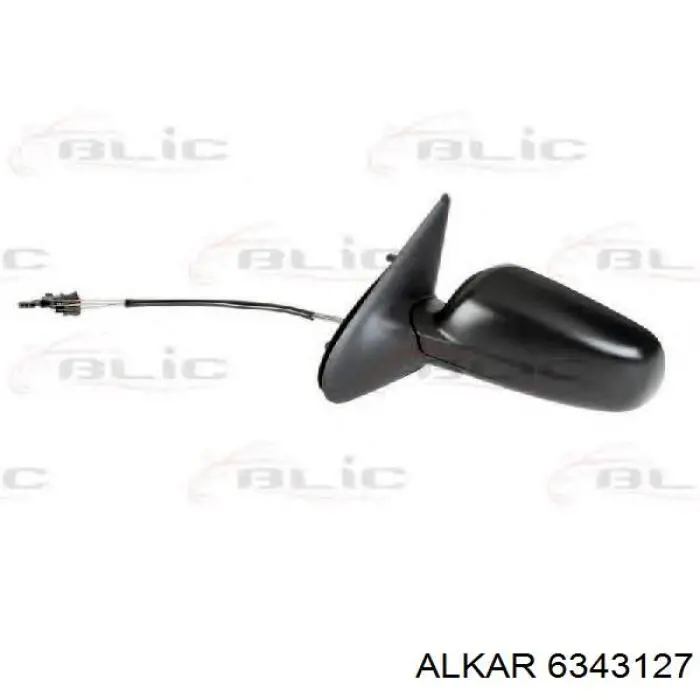 Cubierta del retrovisor del conductor Alkar 6343127