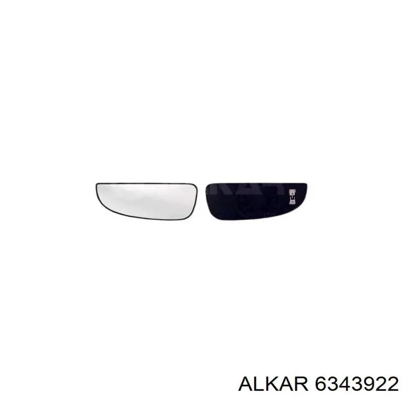 6343922 Alkar cubierta de espejo retrovisor izquierdo