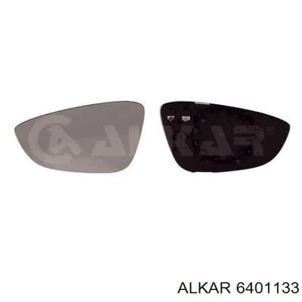 6401133 Alkar cristal de espejo retrovisor exterior izquierdo