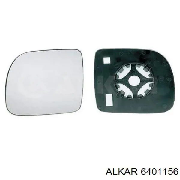 6401156 Alkar cristal de espejo retrovisor exterior izquierdo