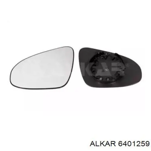 6401259 Alkar cristal de espejo retrovisor exterior izquierdo