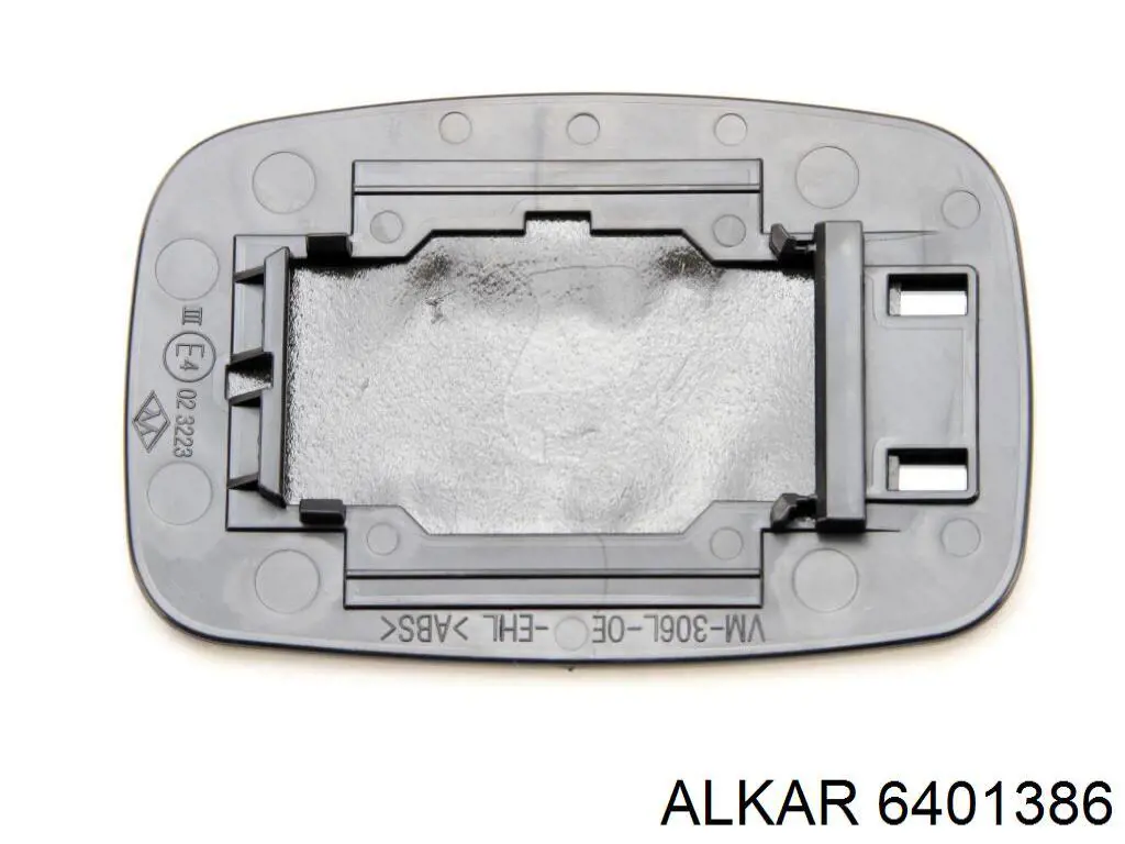 6401386 Alkar cristal de espejo retrovisor exterior izquierdo