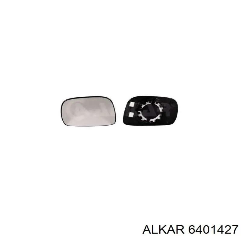 Cristal de espejo retrovisor exterior izquierdo 6401427 Alkar