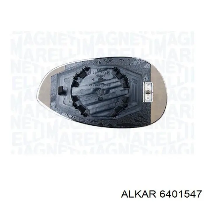 6401547 Alkar cristal de espejo retrovisor exterior izquierdo