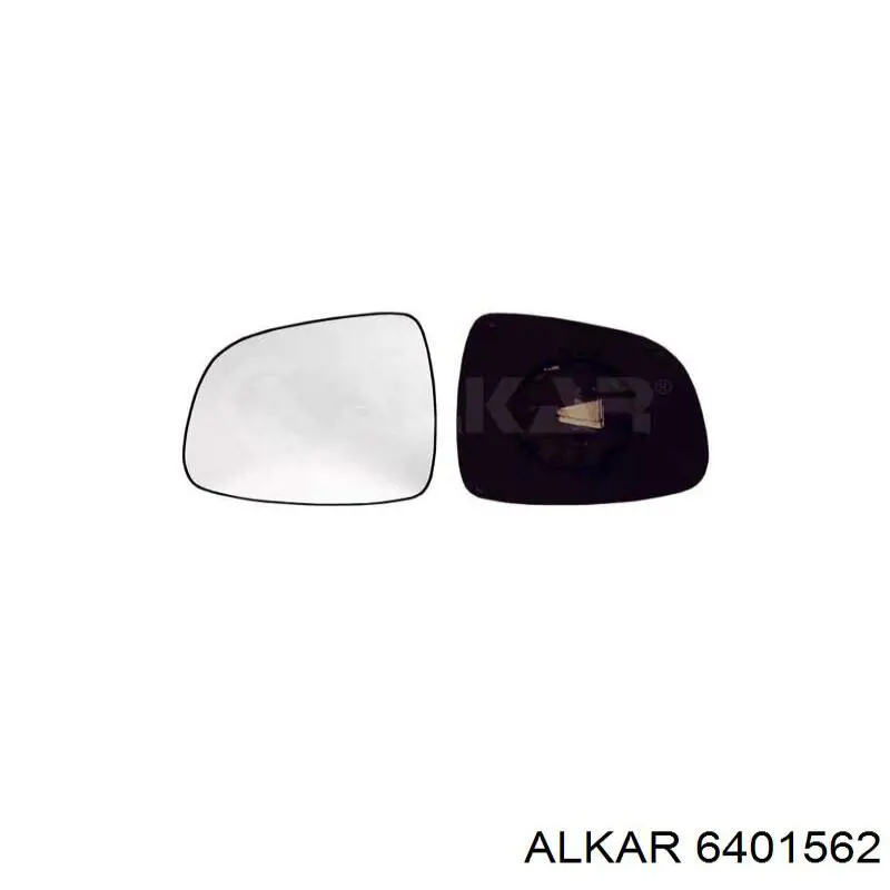 6401562 Alkar cristal de espejo retrovisor exterior izquierdo