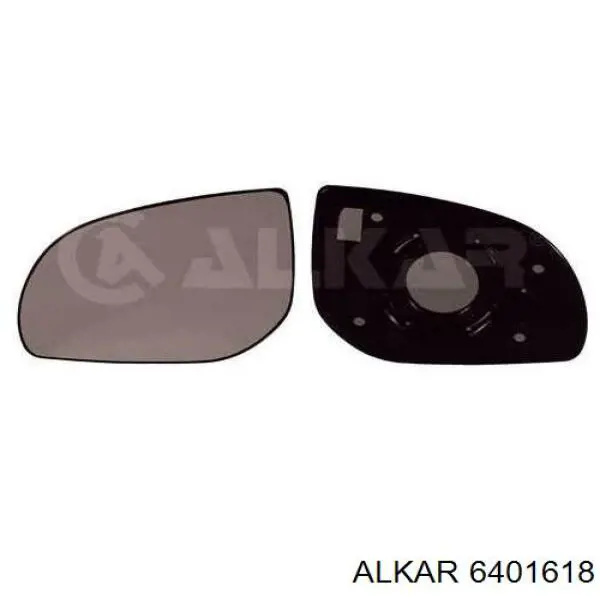 6401618 Alkar cristal de espejo retrovisor exterior izquierdo