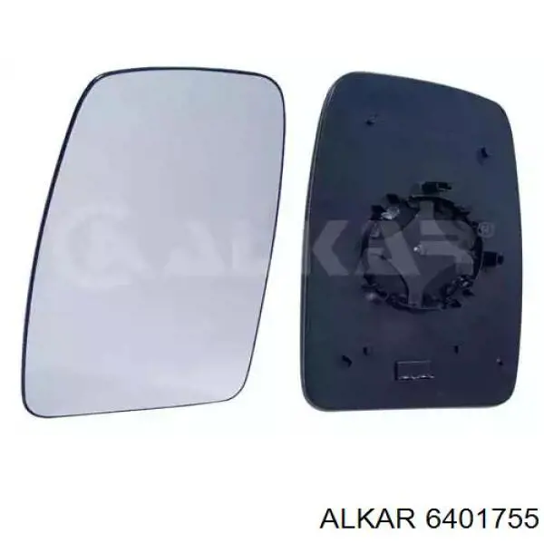 6401755 Alkar cristal de espejo retrovisor exterior izquierdo