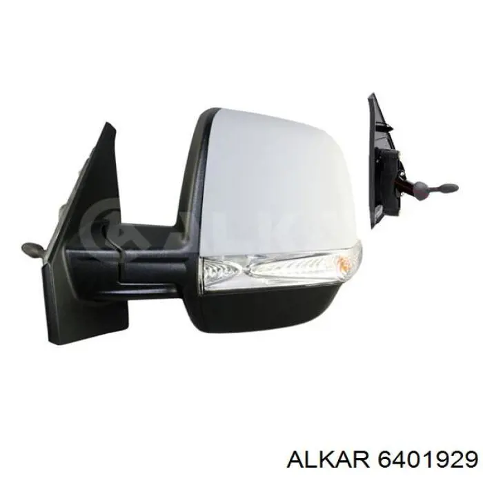 6401929 Alkar cristal de espejo retrovisor exterior izquierdo