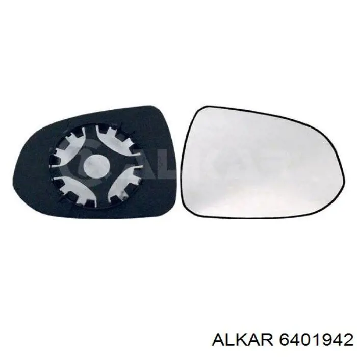 6401942 Alkar cristal de espejo retrovisor exterior izquierdo