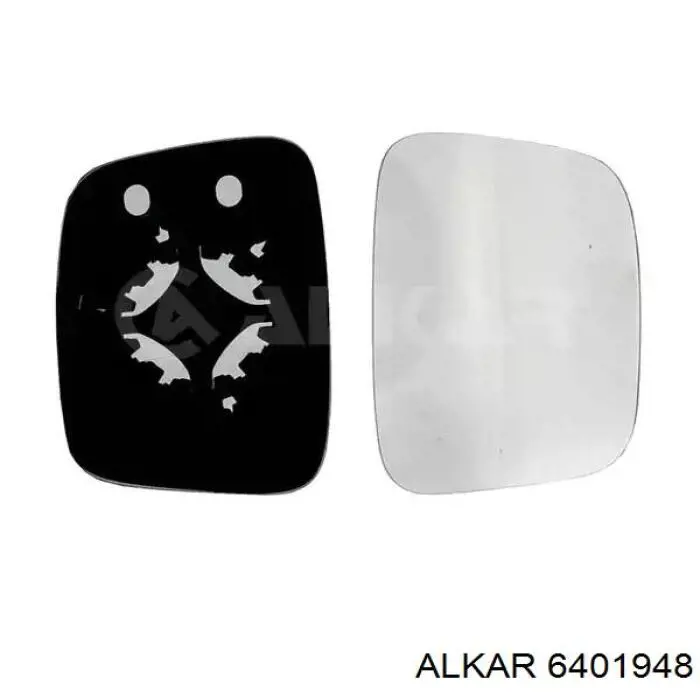 6401948 Alkar cristal de espejo retrovisor exterior izquierdo