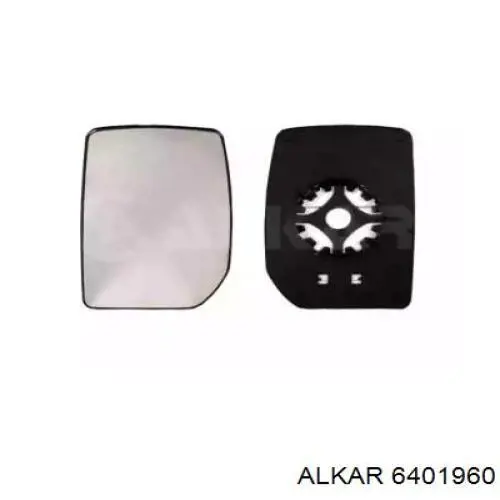 6401960 Alkar cristal de espejo retrovisor exterior izquierdo