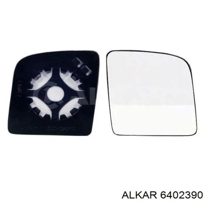 6402390 Alkar cristal de espejo retrovisor exterior izquierdo