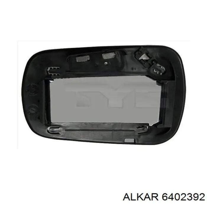 6402392 Alkar cristal de espejo retrovisor exterior derecho