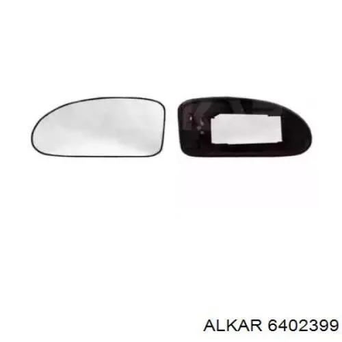 Cristal de espejo retrovisor derecho Alkar 6402399 precio, desde 15,55 EUR