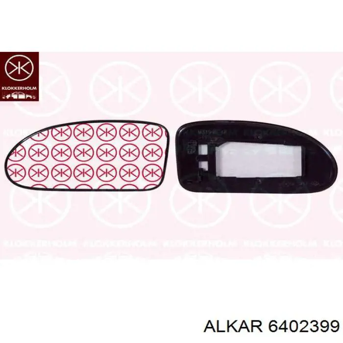 Comprar 6402399 Alkar Cristal de espejo retrovisor derecho