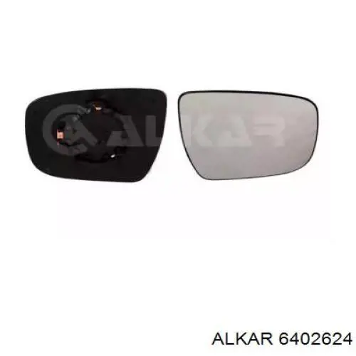 6402624 Alkar cristal de espejo retrovisor exterior derecho