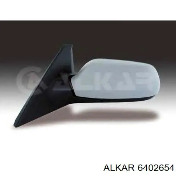 6402654 Alkar cristal de espejo retrovisor exterior derecho