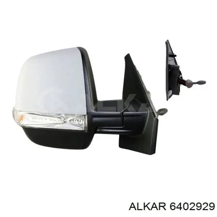 6402929 Alkar cristal de espejo retrovisor exterior derecho