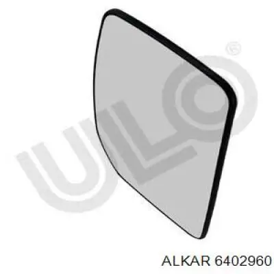 6402960 Alkar cristal de espejo retrovisor exterior derecho