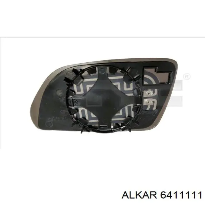 6411111 Alkar cristal de espejo retrovisor exterior izquierdo