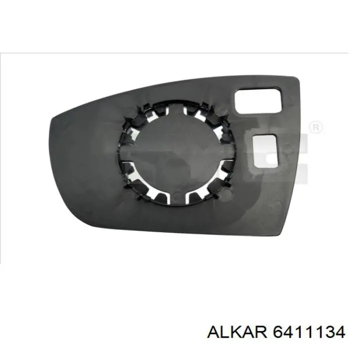 6411134 Alkar cristal de espejo retrovisor exterior izquierdo