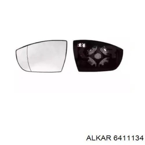 Cristal de espejo retrovisor exterior izquierdo 6411134 Alkar