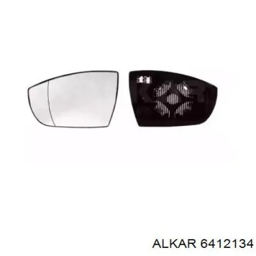 6412134 Alkar cristal de espejo retrovisor exterior derecho