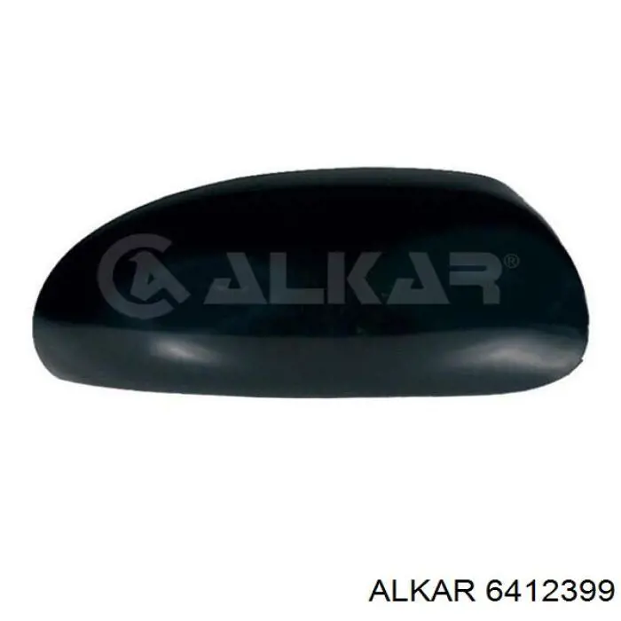 Cristal de espejo retrovisor derecho 6412399 Alkar