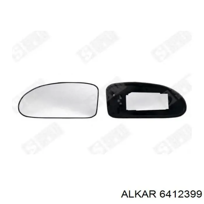 Cristal de espejo retrovisor derecho Alkar 6412399 precio, desde 35,09 EUR
