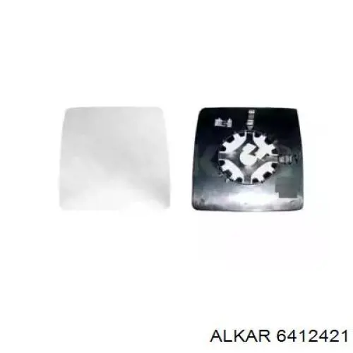 6412421 Alkar cristal de espejo retrovisor exterior derecho