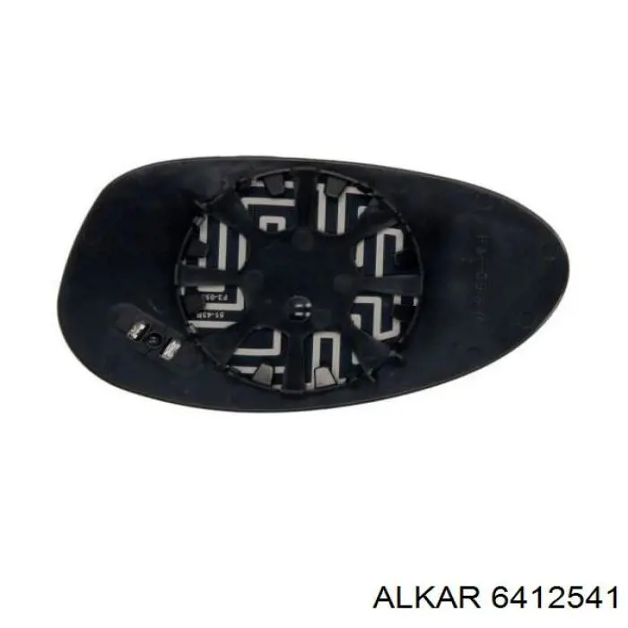 6412541 Alkar cristal de espejo retrovisor exterior derecho