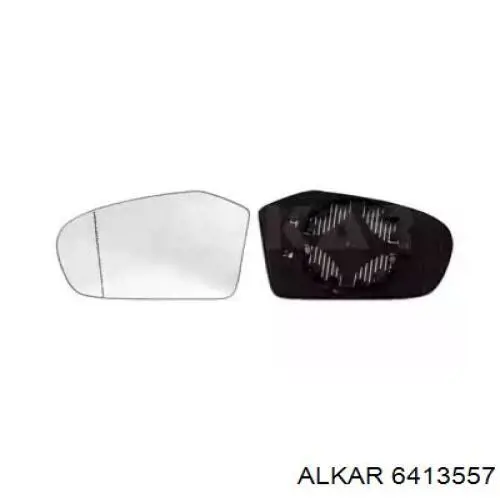 Cristal de espejo retrovisor derecho 6413557 Alkar