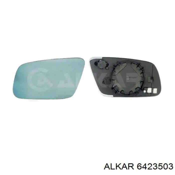 Cristal de espejo retrovisor exterior izquierdo 6423503 Alkar