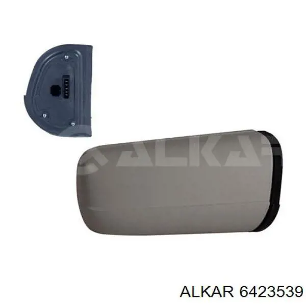 6423539 Alkar cristal de espejo retrovisor exterior izquierdo