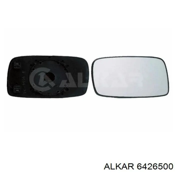 6426500 Alkar cristal de espejo retrovisor exterior derecho