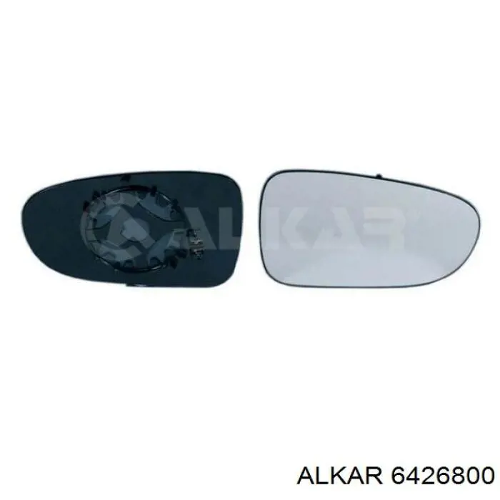 6426800 Alkar cristal de espejo retrovisor exterior derecho