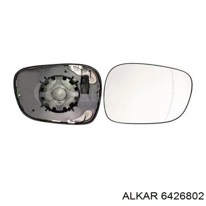 6426802 Alkar cristal de espejo retrovisor exterior derecho