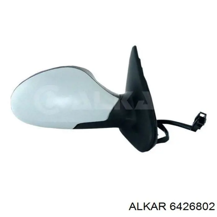 Cristal de espejo retrovisor derecho 6426802 Alkar