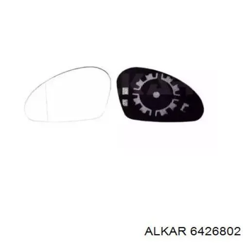 Cristal de retrovisor exterior derecho Alkar 6426802