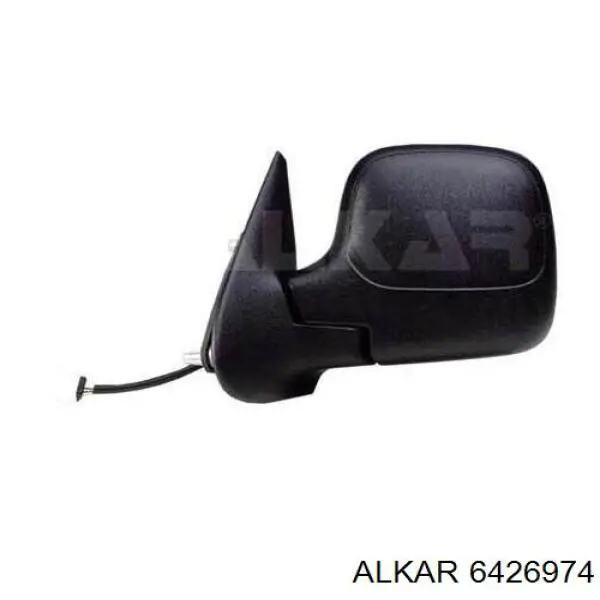 Cristal de espejo retrovisor derecho 6426974 Alkar