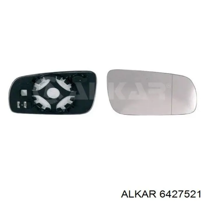 6427521 Alkar cristal de espejo retrovisor exterior izquierdo