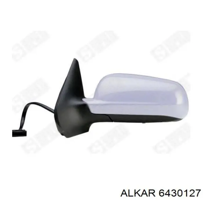 Cristal de espejo retrovisor derecho 6430127 Alkar