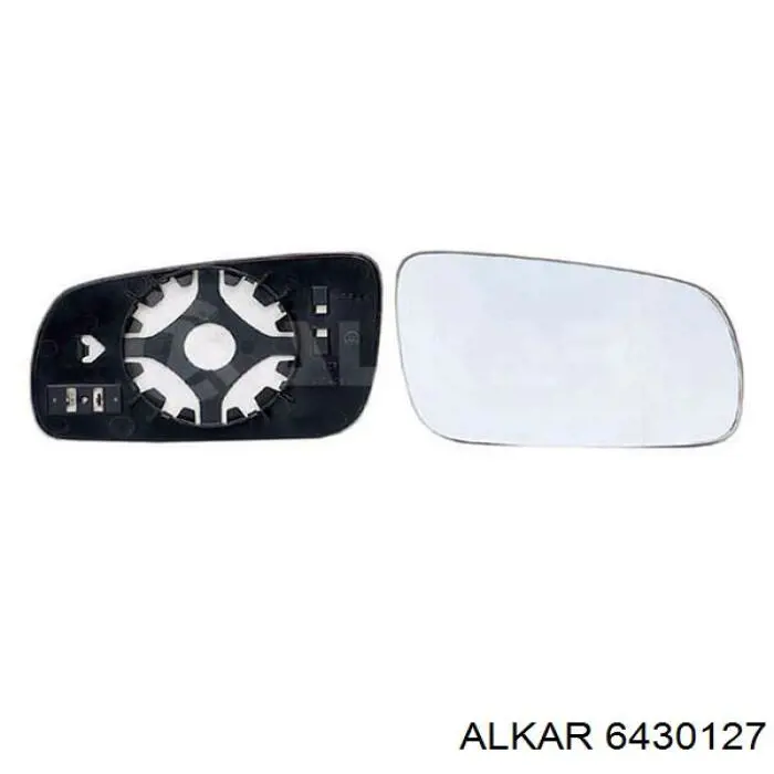 6430127 Alkar cristal de espejo retrovisor exterior derecho