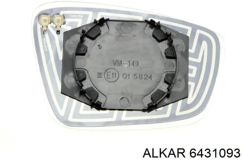 Comprar 6431093 Alkar Cristal de espejo retrovisor exterior izquierdo