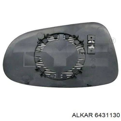 6431130 Alkar cristal de espejo retrovisor exterior izquierdo