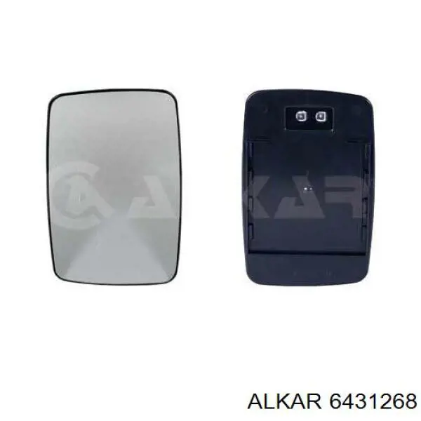 6431268 Alkar cristal de espejo retrovisor exterior izquierdo