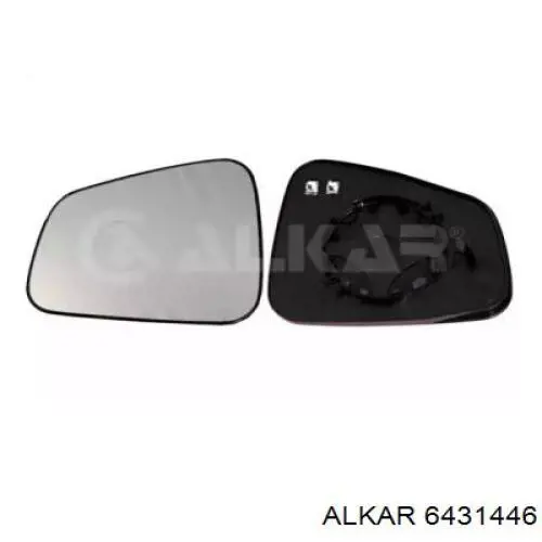 6431446 Alkar cristal de espejo retrovisor exterior izquierdo