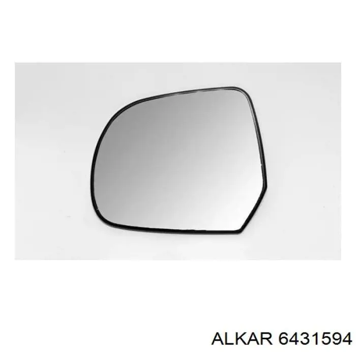 Cristal de espejo retrovisor exterior izquierdo 6431594 Alkar