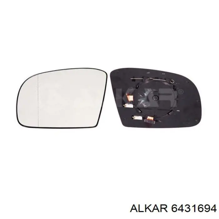 6431694 Alkar cristal de espejo retrovisor exterior izquierdo